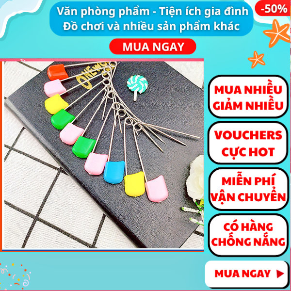 Combo 10 kim băng 🧷freeship 🚛 có video thật 🎥 combo 10 kim băng an toàn giá rẻ loại lớn - aplusmart