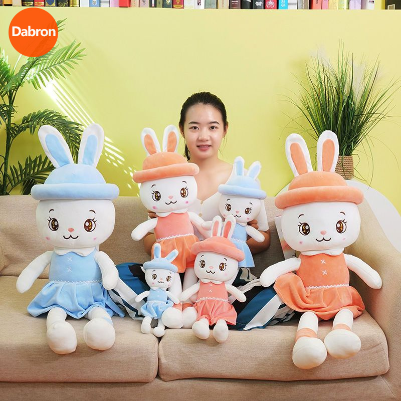 Dabron Plush toy cute hat starry rabbit Rag Doll children's doll girl small white rabbit doll ราคา 2,502 บาท*ส่งฟรี