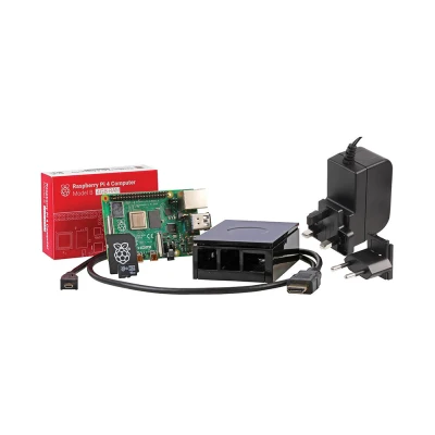 Raspberry Pi 4 B Starter Kit, 4GB + Free Micro-HDMI Cable