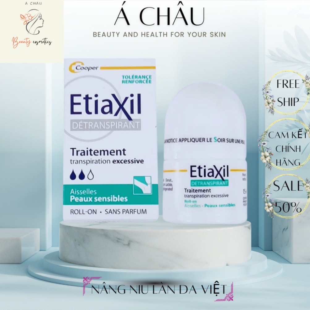 Lăn Khử Mùi Etiaxil Chính Hãng, Ngăn Mồ Hôi Lăn Nách Etiaxil Khử Mùi Nam, Nữ 15ml Nhập Khẩu Pháp dàn
