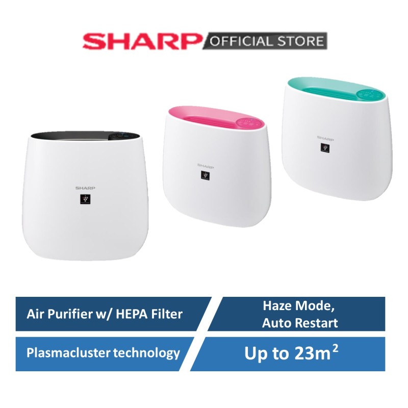 SHARP Plasmacluster Air Purifier FP-J30E with indicator | HEPA filter | Room size up to 23metresq | Quiet (25dB) Singapore