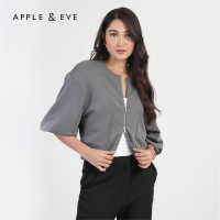 Apple & Eve  Lunavelle Dolman Sleeve Zip-Up Knit Jacket