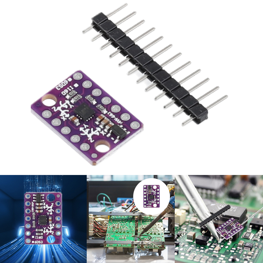 LSM6DS3 Accelerometer Gyroscope Module Embedded SPI I2C Interface for Precise Motion Detection in Electrical Circuitry Giá 66,800 Đồng*Miễn phí vận chuyển