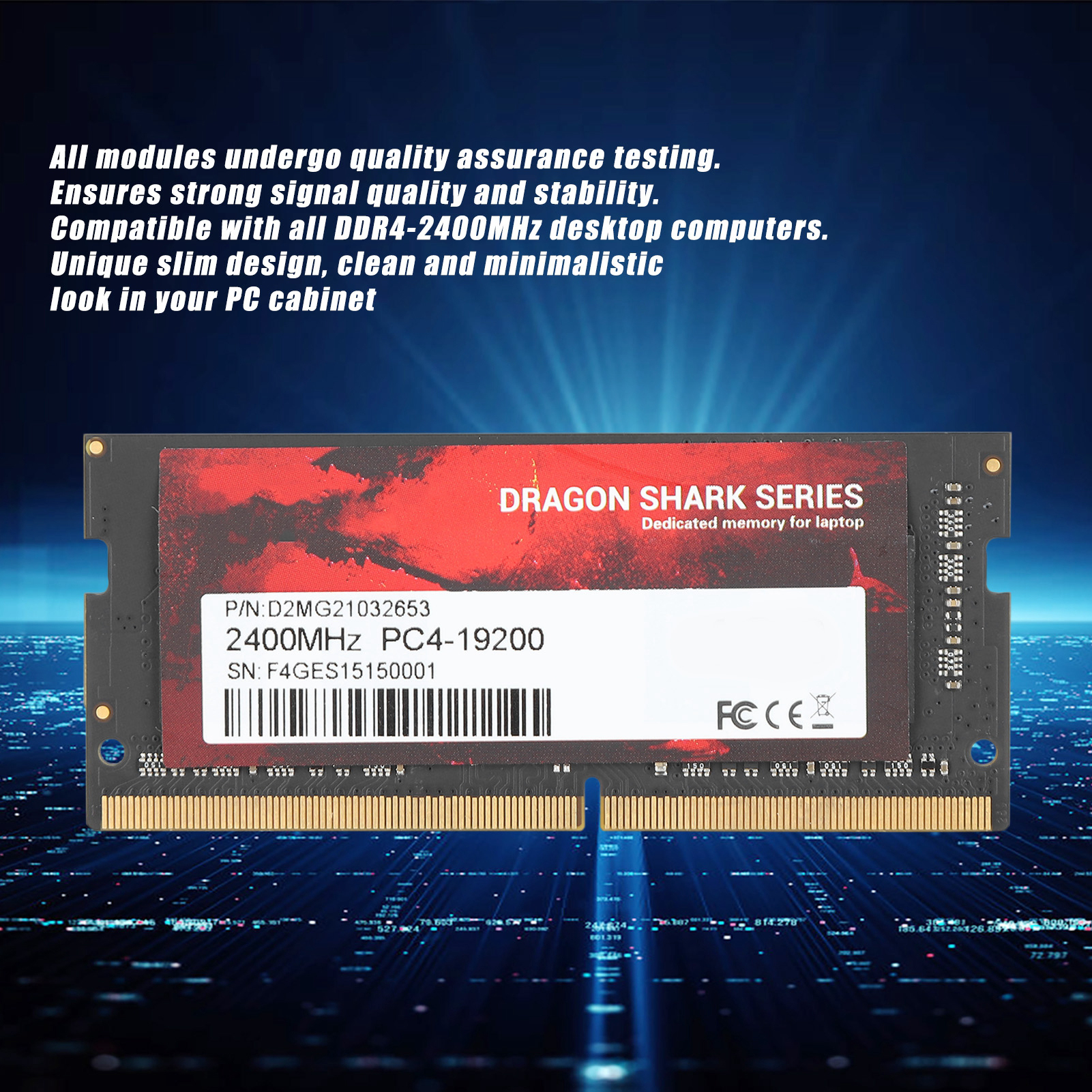 Laptop máy tính xách tay Garosa - Bộ nhớ DDR4 16GB DDR4 Nhôm cao cấp dành cho máy tính xách tay Giá 7,605,000 Đồng*Miễn phí vận chuyển
