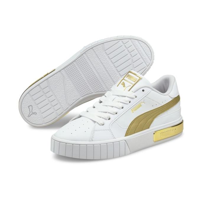 white puma cali shoes