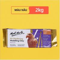 Đất sét tự khô Đất nặn Air Hardening Modelling Clay Mont Marte 500g-2kg