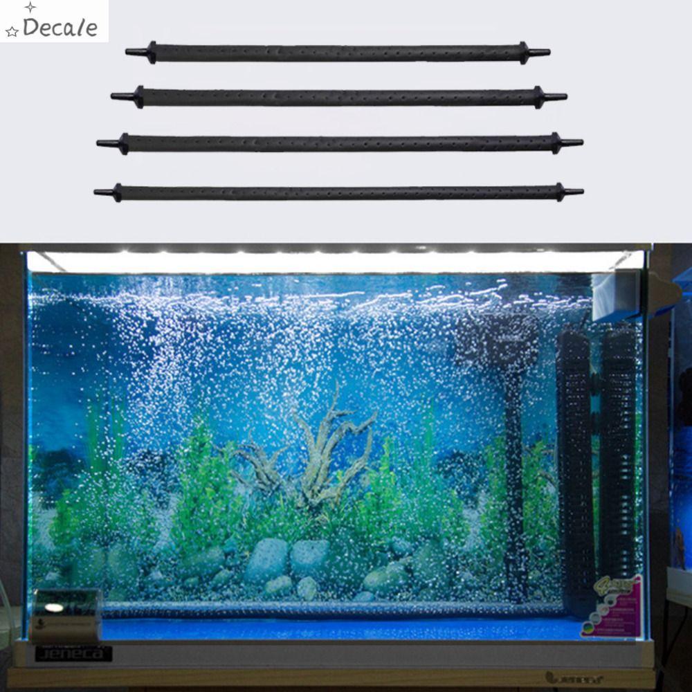 DECALE 20cm-120cm Thanh bong bóng bể cá Linh hoạt Mềm Bong bóng đá khí bể cá Bong Bóng Rèm khí bể cá Đầu đơn/đôi Ống khuếch tán oxy Bể cá