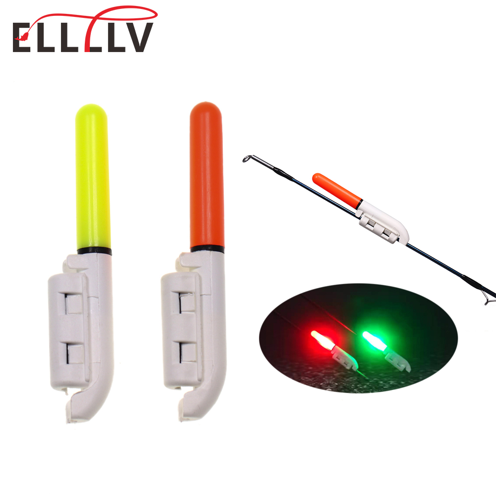 【Trending Now】 Ellllv Fishing Electronic Rod Luminous Holder Removable Waterproof Floatable Night Fishing Tackle Without