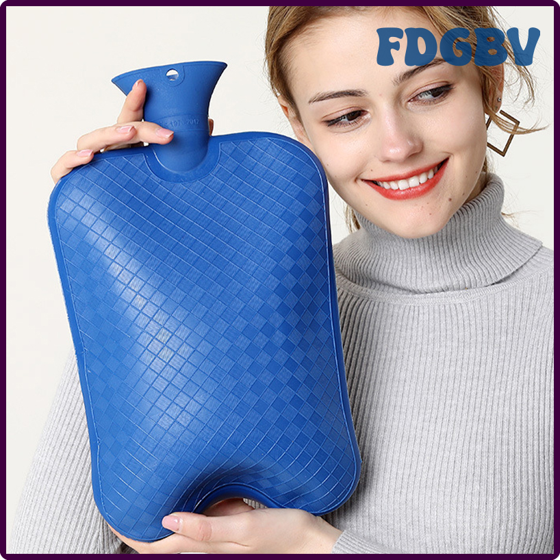 GSDHJ Large Capacity Hot Water Bottle With Water PVC Water Bottle Stomach Waist Hand Warmer Winter Reusable Hot Pack 3000ml HJDRH