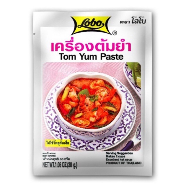 10 gói gia vị lẫu thái Tom Yum Paste hiệu Lobo