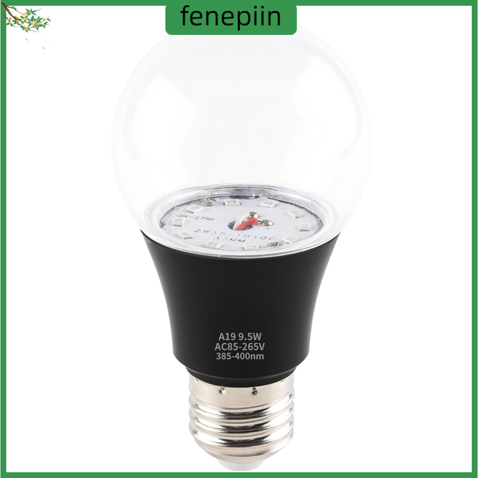 Fenepiin Đen UV Ánh Sáng độ sáng cao Tiết Kiệm Năng Lượng cao-Độ Bền Chịu Nhiệt Tăng Cường Bầu Không Khí 9.5W phát sáng trong bóng tối Blacklight bóng đèn tiệc tùng Cho Nhà Tuyệt Vời đèn tia UV