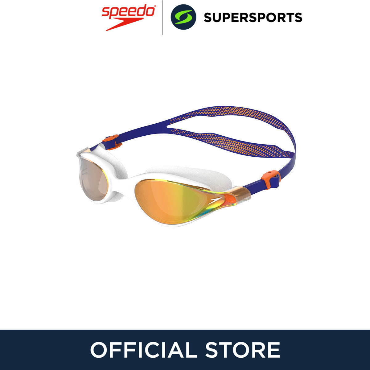 ชุดว่ายน้ำ แว่นตาว่ายน้ำกันฝ้าและรังสี UV Speedo Vue Mirror (Asia Fit) Men's Goggles