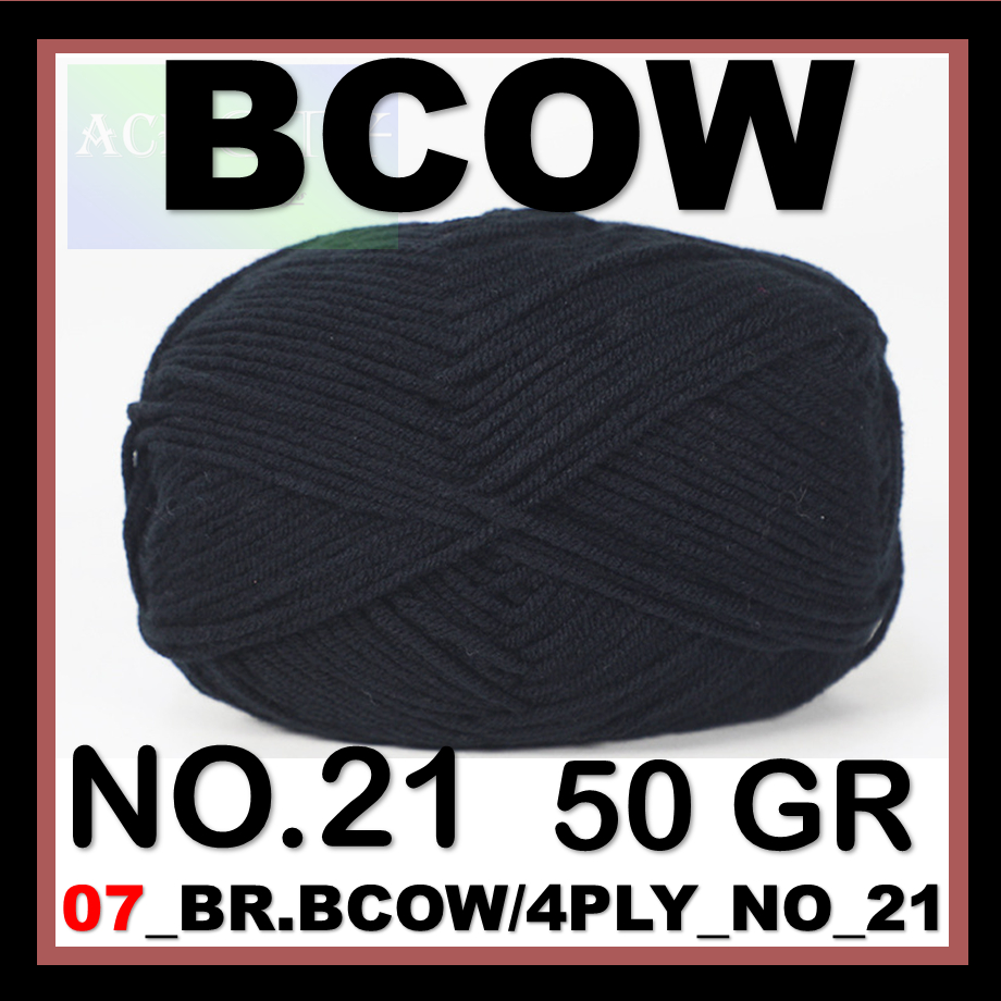 Benang Rajut Katun Susu 4 PLY milk cotton BCOW +-50Gramm