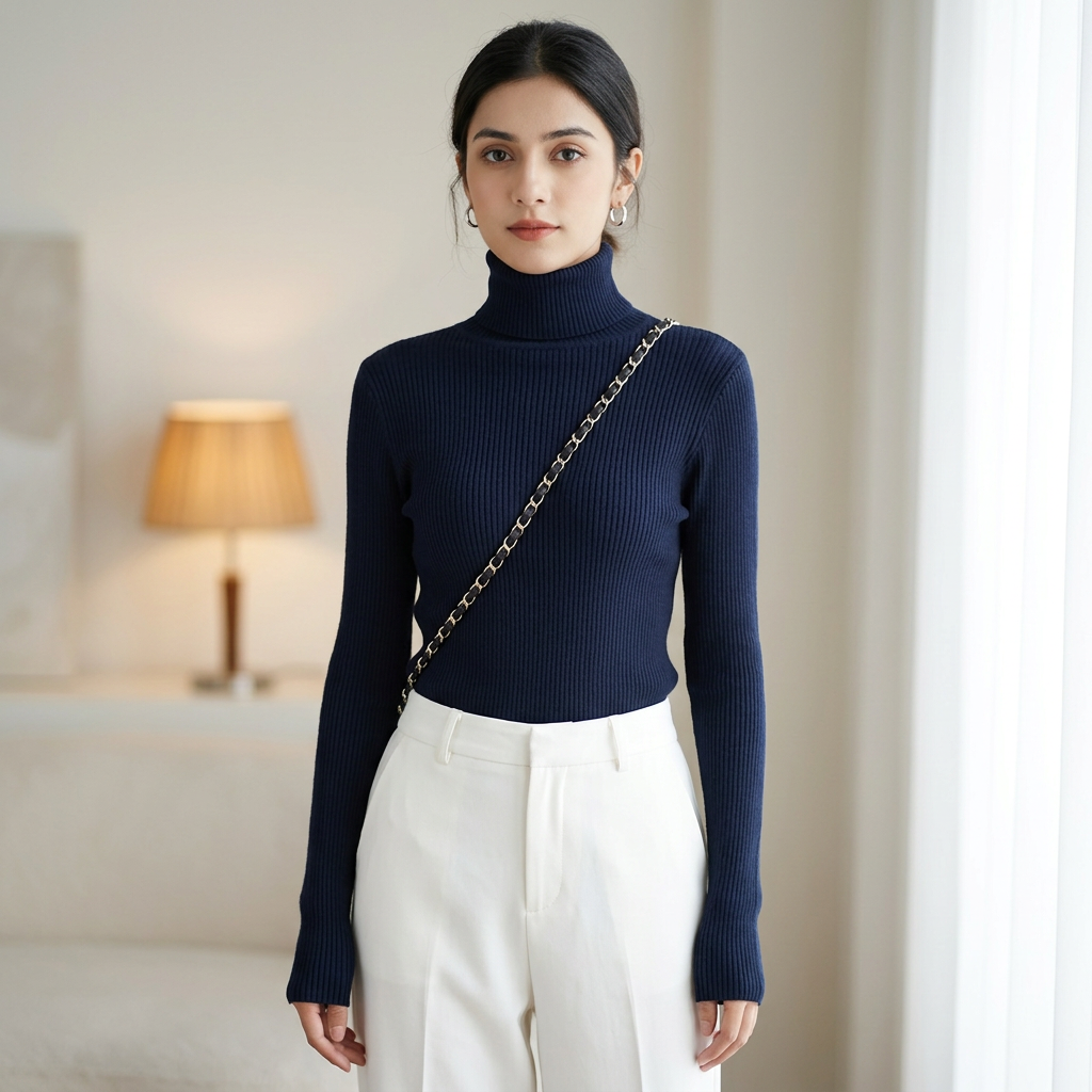 Women High Neck for Girls Turtle Neck for Ladies | Warm Ladies High Neck for Winter Season
