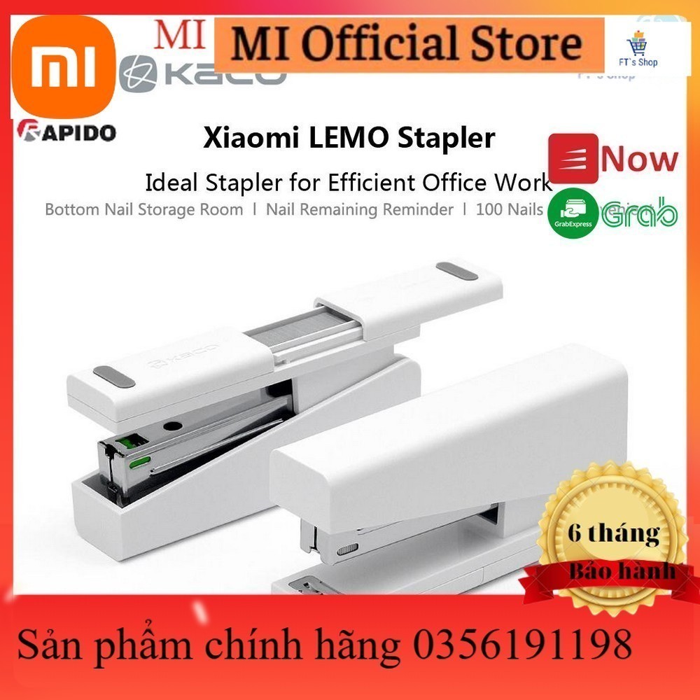Máy dập ghim Xiaomi Youpin Kaco Lemo K1405 nhỏ gọn tiện lợi siêu bền - FT Shop