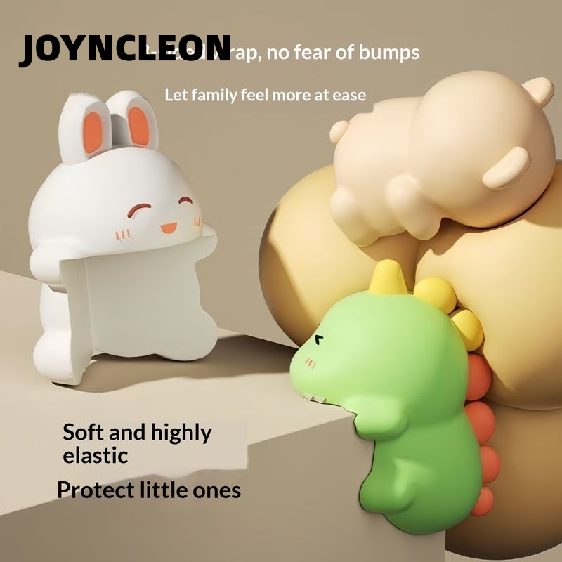 JOYNCLEON Cute Cartoon Corner Protectors for Kids - Soft Elastic Safety Guards to Prevent Bumps and Collisions at Home ราคา 12 บาท*ส่งฟรี