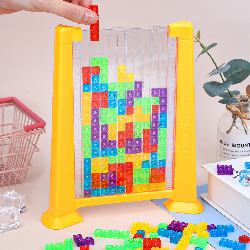 GA Tetris Intelligence Building Block Puzzle Variables Cube Desktop Game Puzzle Children's Enlightenment Toys
