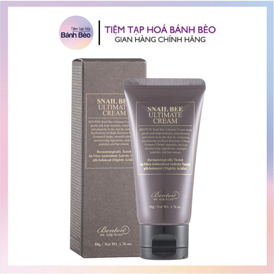 [EXP: 8/2025] Kem Dưỡng Ốc Sên BENTON Snail Bee Ultimate Cream 50g