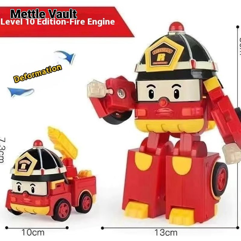 Mettle Vault Transforming Rescue Robot Toy for Kids - Fun and Educational Playset ราคา 32 บาท*ส่งฟรี