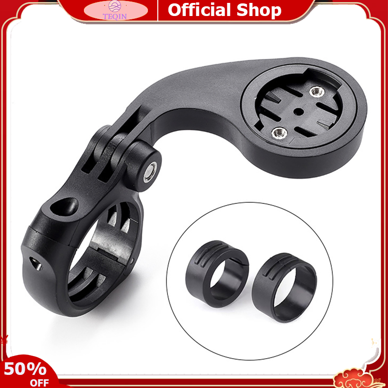 TEQIN Bicycle Computer Mount Adjustable Angle Extension Computer Holder For Out Front 25.4mm 31.8mm Handlebar Compatible For Garmin XOSS Magene IGPSPORT ราคา 143 บาท*ส่งฟรี