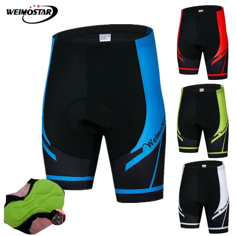 Weimostar chống sốc đi xe đạp quần short nam 4D Gel độn Coolmax Xe Đạp MTB quần short đường xuống dốc xe đạp quần short Bermuda ciclismo