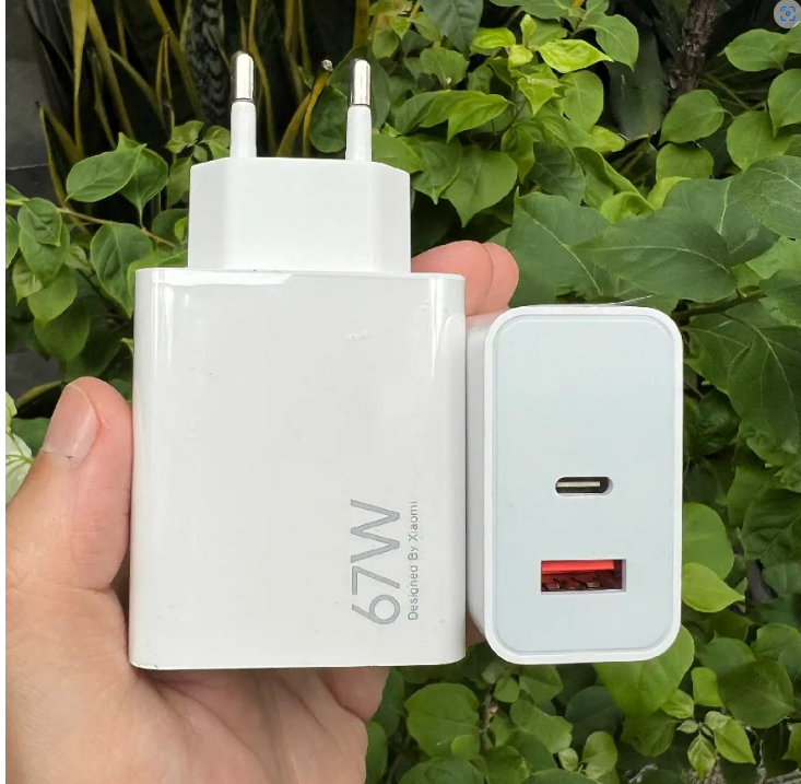 Củ Sạc  Xiaomi 67W 6A 2 Cổng USB A - USB C Công Nghệ Turbo Sạc Siêu Nhanh-Xiaomi PoDco x3 K30 VA XAC DONG DIEN THOAI CO LO SAC DAU TO BO TRON / Củ Sạc Nhanh 67W XIAOMI Mi10, Mi10s, Mi10T Pro, Mi 11Lite/11Lite 5G NE, MTB Pad5 Bảo Hành 12 Tháng
