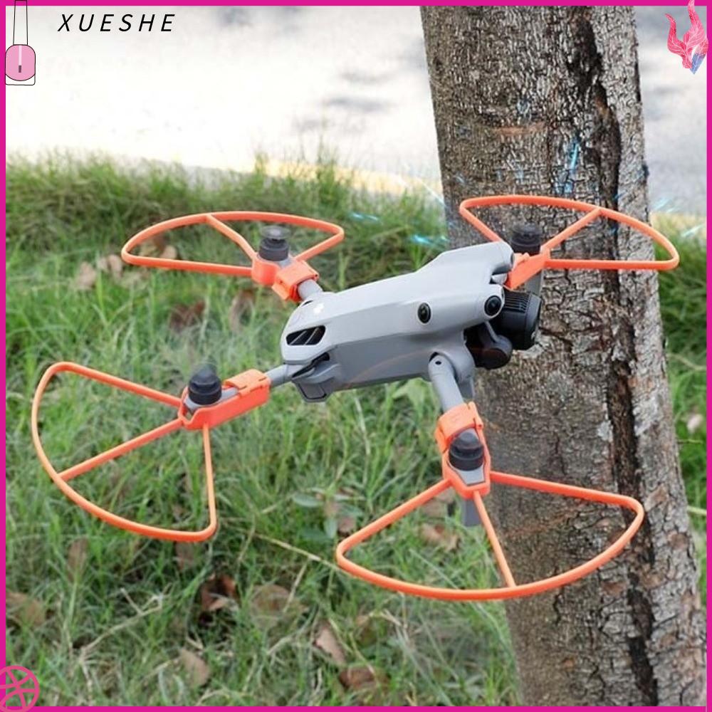 XUESHE 1 Pack Cam xám Bảo vệ cánh quạt Chống va đập Nhựa Bìa đạo cụ cánh  có giá đỡ Vòng chống va chạm Cho Mini 5 chuyên nghiệp An toàn bay
