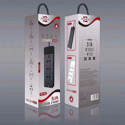 【Local Ready Stocks】❤6 Port 4 USB Power Extension Cord ❤ Charger Surge Protector Power Strip UK Plug❤ Extension wire, Socket