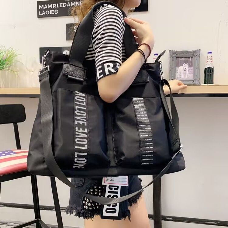 MUJI Túi xách nữ Dung tích lớn Túi tote cầm tay Vải Oxford Chống thấm nước Đeo chéo Túi đi công tác