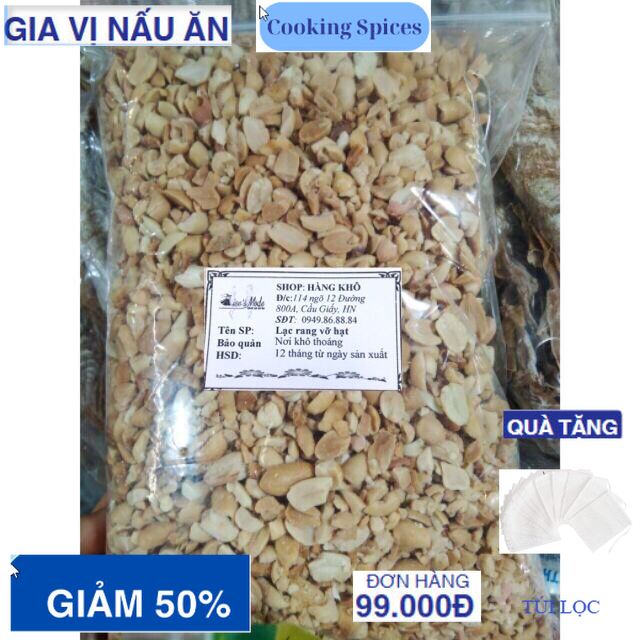 1kg Lạc rang vỡ hạt
