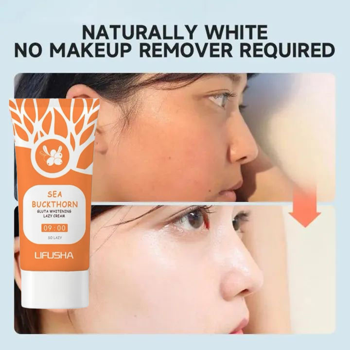 Kem Lười Nâng tone sáng da tức thì 30g | Kem che khuyết điểm nhanh & làm sáng Kem nền trang điểm tự nhiên lâu trôi