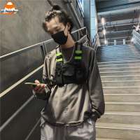 Waistcoat Chest Rig High Visibility Fashion Chest Front Bag Lightweight Outdoor Safety Vest Adjustable for Men Women