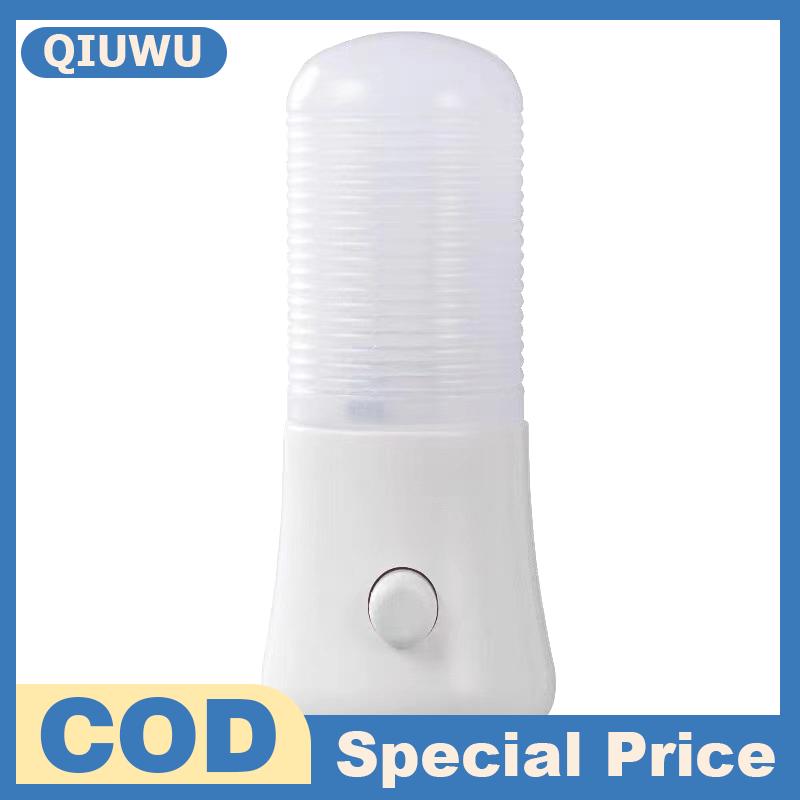 QIUWU Đèn ngủ LED đèn đầu giường cho bé ăn ổ cắm chuẩn Mỹ đèn ngủ thông minh tiết kiệm năng lượng dành cho phòng ngủ hành lang
