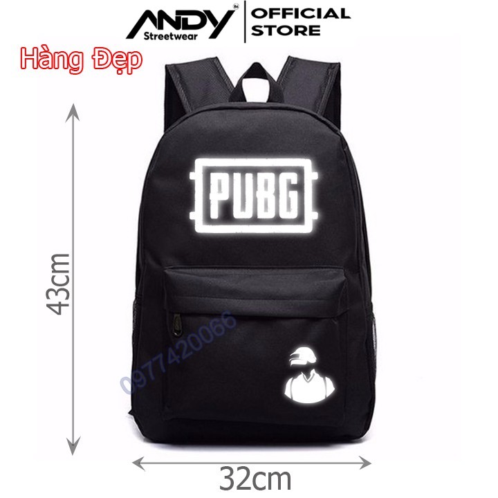cặp PUBG balo game PUBG balo phản quang PUBG may 3 lớp