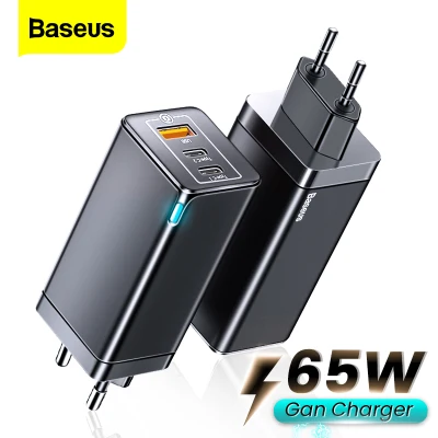 Baseus 65W GaN2 Pro USB C Charger PD3.0 QC4.0 Fast Charger For iPhone 13 Pro Max 12 Pro Max Macbook Pro Laptop Universal Wall Charger