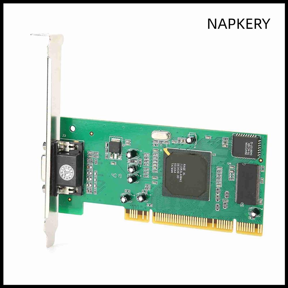 NAPKERY 231 Bộ nhớ 8MB Card đồ họa Tiêu Thụ Thấp Giao diện PCI-X Card màn hình Phổ quát Giao diện 32-bit Thẻ đa màn hình Cho dành cho ATI Rage XL Máy tính để bàn/máy chủ Giá 576,000 Đồng*Miễn phí vận chuyển