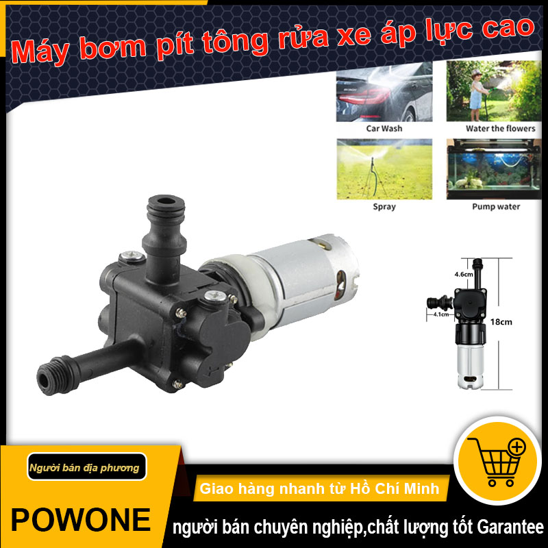 Máy bơm pít tông rửa xe áp suất cao Máy làm sạch 21V Máy bơm nước động cơ cầm tay