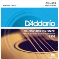 DAddario Phosphor Bronze Acoustics Guitar String EJ15 (10-47) EJ26 (11-52)  EJ16 (12-53)