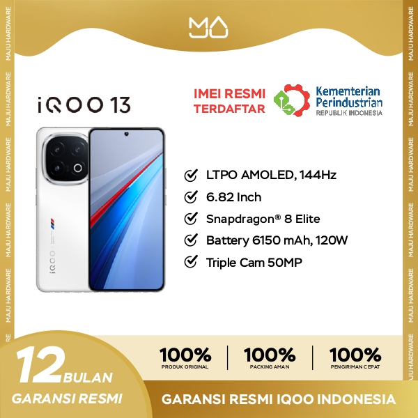 Iqoo 13 16/512GB - Garansi Resmi - alpha Harga  11,999,000 Ringgit*Penghantaran Percuma
