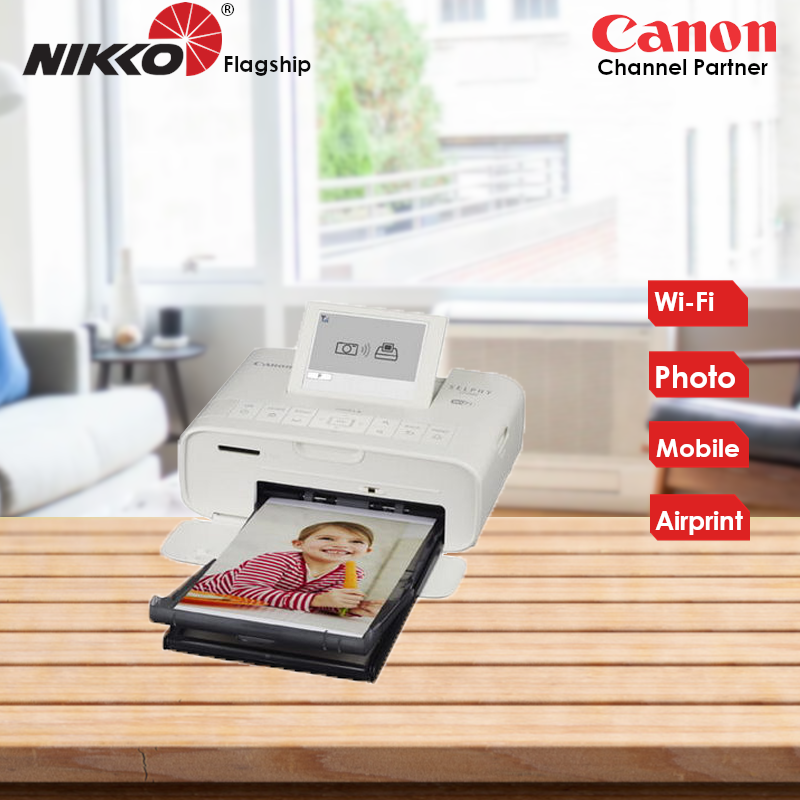 Canon SELPHY CP1300 CP-1300 Mobile Wi-Fi Printer Black Pink White + RP108 other CP 1300 Three colors Singapore