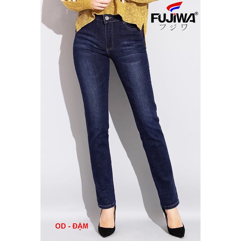 HalloweenQuần Jean Nữ Ống Đứng Không Ôm FUJIWA - OD. Jeans Có Thun Co Giãn, Lưng Cao Ngang Rốn, Ống Rộng 19-20cm. Size: 26 - 32CHristmas