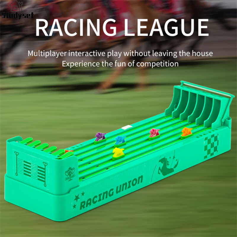 Studyset Horse Racing Game For Kids Electric Horse Racing Table Game With 6 Horses For Family Party Interaction Gift ราคา 432 บาท*ส่งฟรี