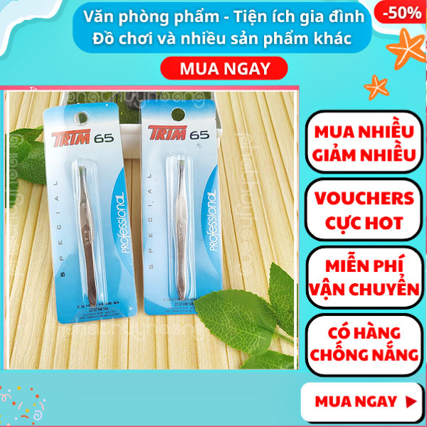 Combo 2 cây nhíp loại tốt hiệu Trim giá rẻ-Nhíp gắp mụn-Nhíp gắp linh kiện-nhíp nối mi-nhíp nhổ râu-nhíp nhổ lông- Nguyễn Thùy Store
