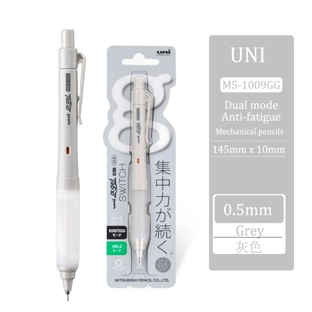 Uni alpha-gel chuyển đổi bút chì cơ khí giữ & kuru toga tự động 0.3 0.5mm mềm Chuột máy tính tiện lợ