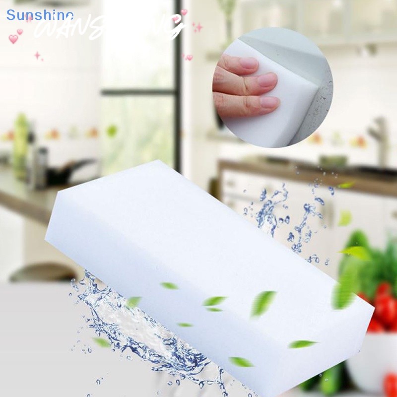 Bọt Biển Mút Lau Chùi Ma Thuật, Làm Sạch Mọi Vết Bẩn Cứng Đầu Nhất(màu trắng)