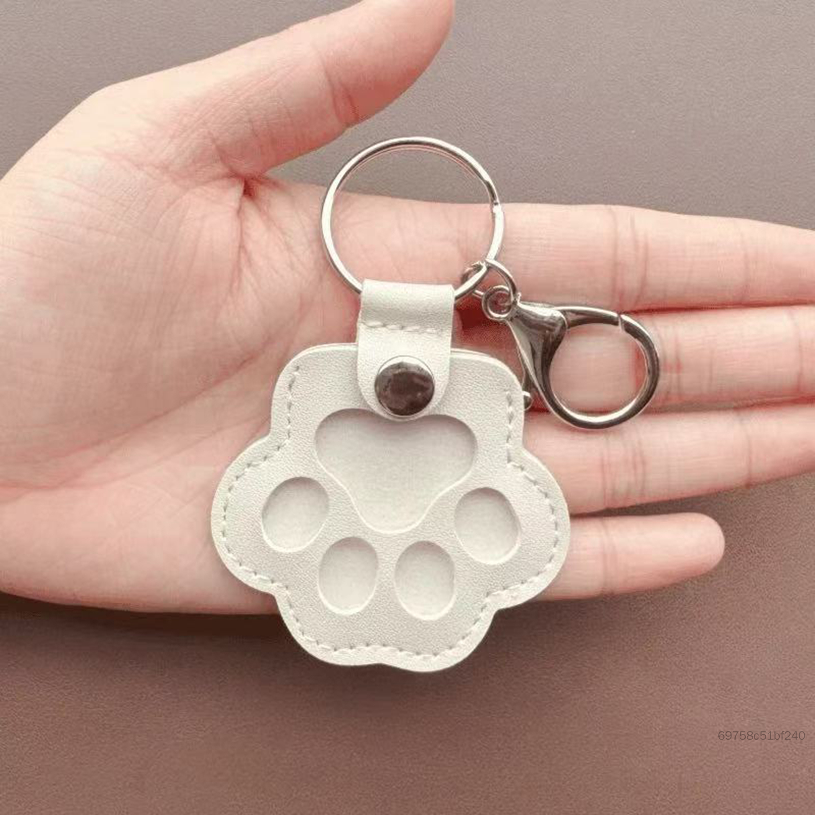 Móc khóa tưởng niệm lông thú cưng Paw Shaped Pet Memorial Quà tặng dành cho người nuôi chó mèo VT-VN - 6