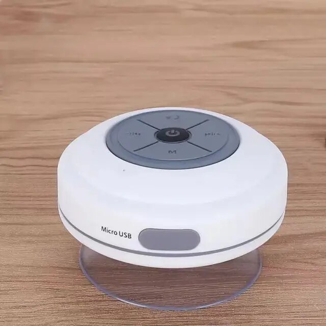 【Flash sale】 Không có lợi nhuận xách tay Loa Bluetooth chống nước ngoài trời USB loa không cầm tay cho vòi hoa sen, phòng tắm, hồ bơi, xe hơi, bãi biển Hỗ trợ thẻ nhớ TF Đài fm loa siêu trầm