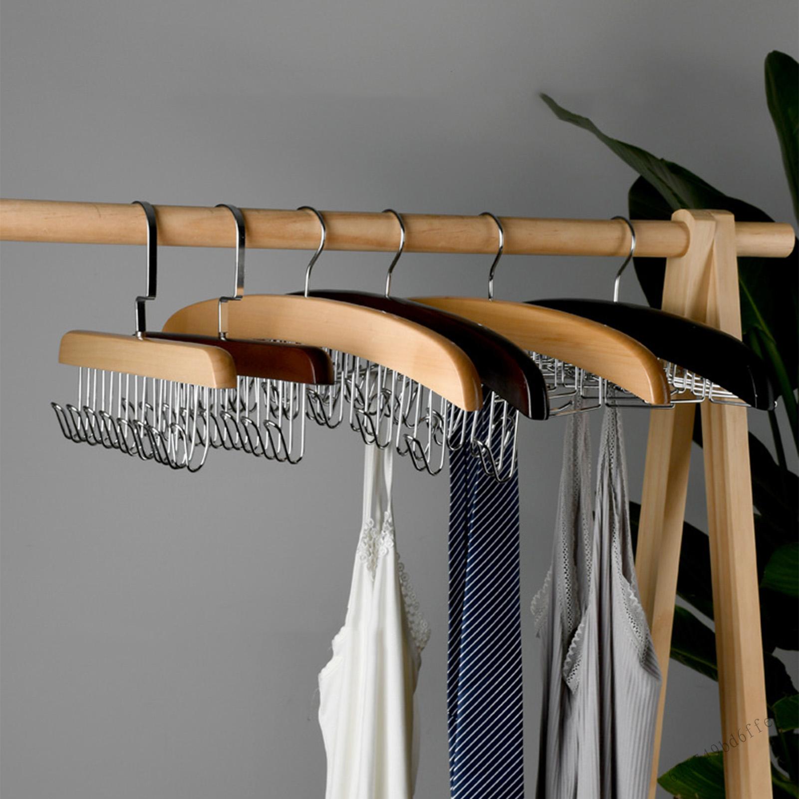 ไม้ Tie & Vest Organizer ตู้เสื้อผ้าตู้เสื้อผ้าไม้แขวนเสื้อสำหรับซักรีดระเบียง Mudroom 5LA-wzj-TH ราคา  174 บาท*ส่งฟรี