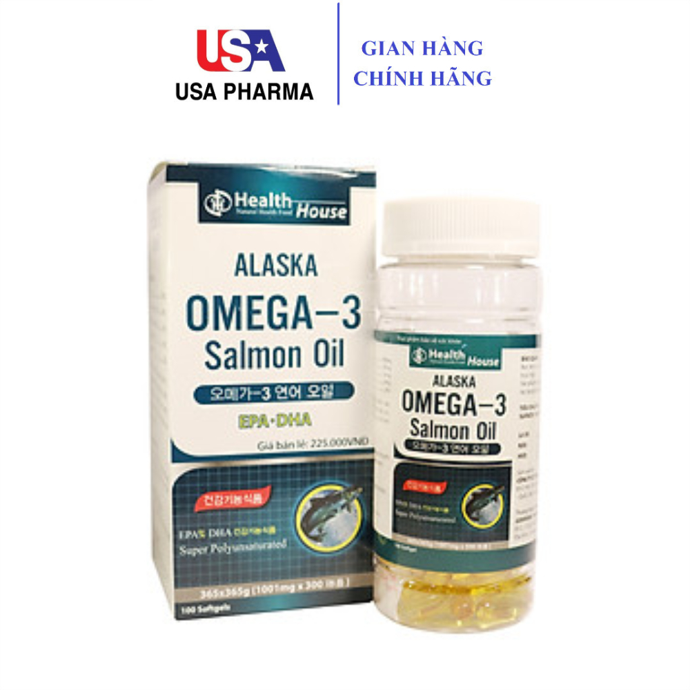 Alaska Omega 3 Bổ Não, Tăng Cường Thị Lực, Giảm Nguy Cơ Mắc Bệnh Tim Mạch
