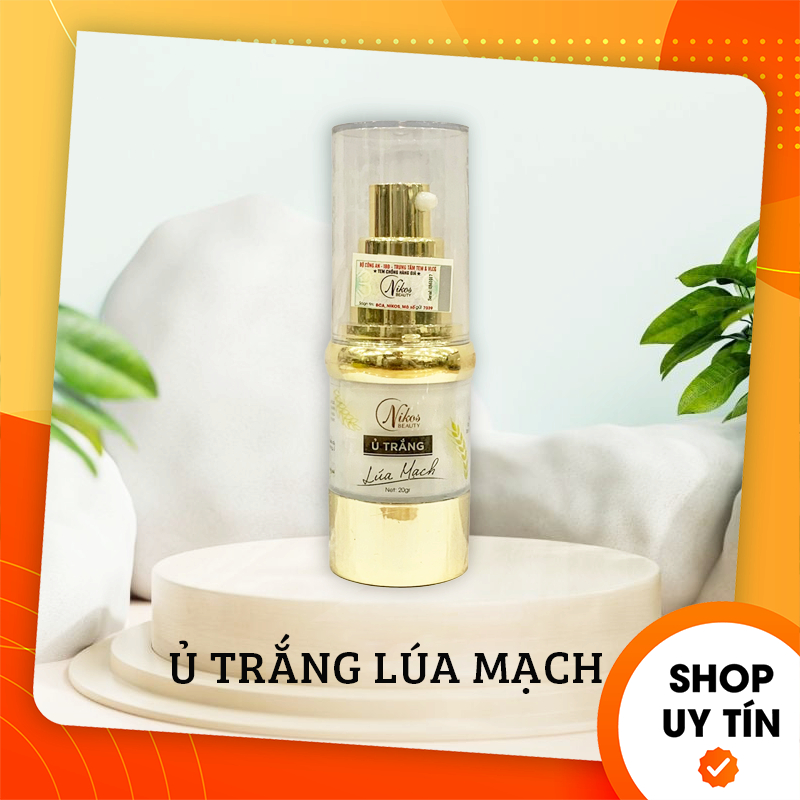 Ủ trắng lúa mạch nikos beauty - thanh nhi nicos
